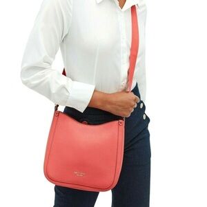 Kate Spade Pink Shoulder Bag with Crescent Design